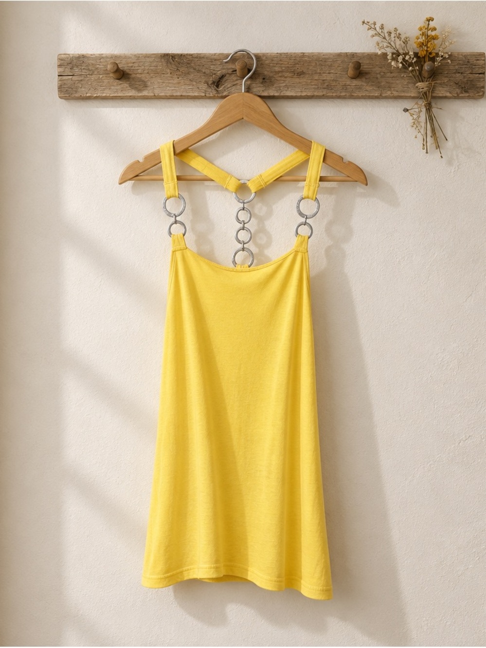 Tommy Bahama Yellow Ring-Accent Strappy Camisole